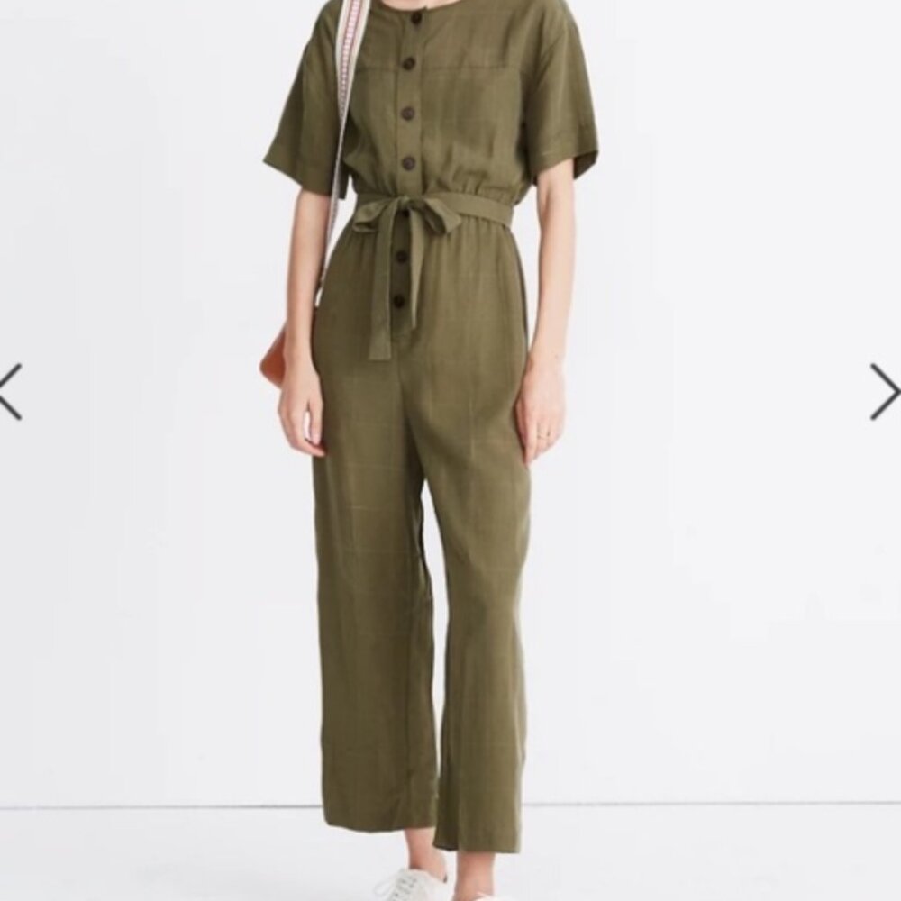 Madewell Short-Sleeve Jumpsuit